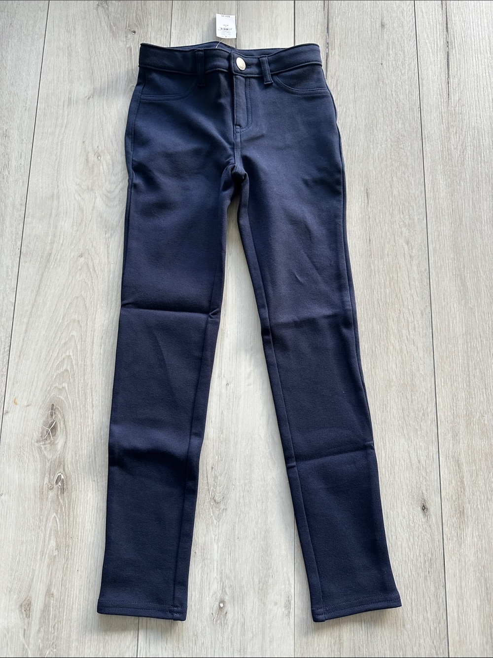 GAP Kids Uniform Ponte Pants Blue 7 Slim NWT IN PACKAGE - Picture 5 of 10